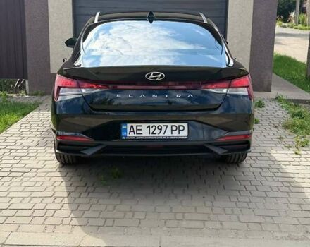 Черный Хендай Элантра, объемом двигателя 1.59 л и пробегом 48 тыс. км за 20500 $, фото 6 на Automoto.ua