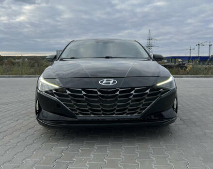 Черный Хендай Элантра, объемом двигателя 2 л и пробегом 50 тыс. км за 17500 $, фото 5 на Automoto.ua