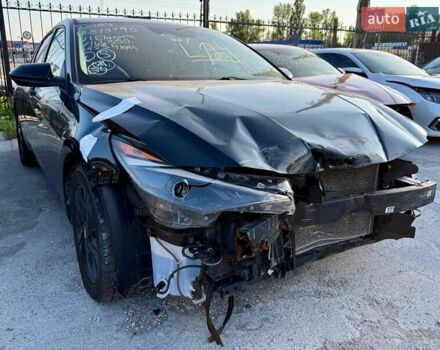 Черный Хендай Элантра, объемом двигателя 2 л и пробегом 85 тыс. км за 11000 $, фото 1 на Automoto.ua