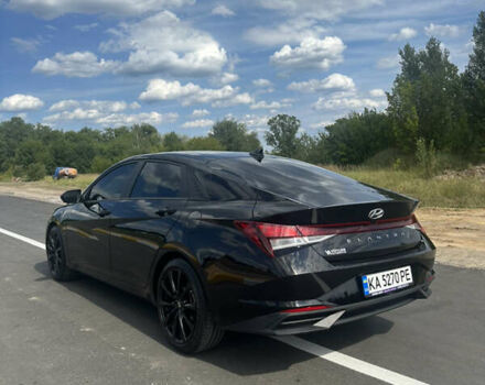 Черный Хендай Элантра, объемом двигателя 2 л и пробегом 69 тыс. км за 17400 $, фото 4 на Automoto.ua