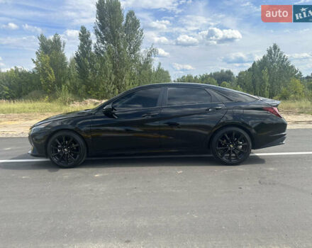 Черный Хендай Элантра, объемом двигателя 2 л и пробегом 69 тыс. км за 17400 $, фото 5 на Automoto.ua