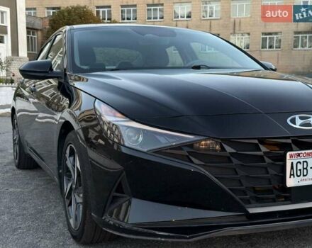 Черный Хендай Элантра, объемом двигателя 2 л и пробегом 55 тыс. км за 19700 $, фото 2 на Automoto.ua