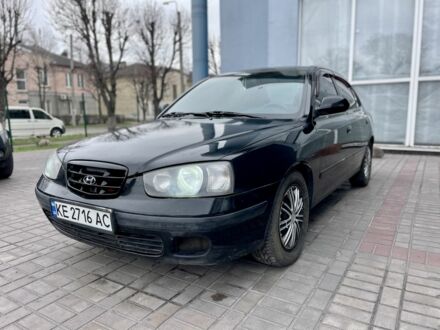 Чорний Хендай Елантра, об'ємом двигуна 2 л та пробігом 160 тис. км за 2350 $, фото 1 на Automoto.ua