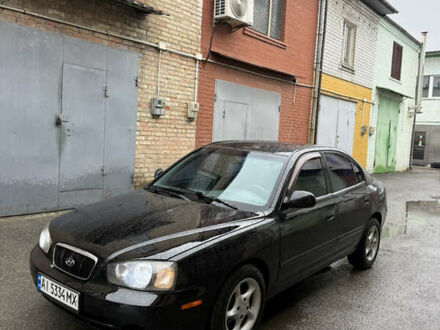 Черный Хендай Элантра, объемом двигателя 2 л и пробегом 283 тыс. км за 3500 $, фото 1 на Automoto.ua