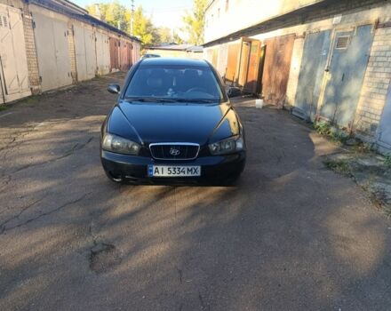 Черный Хендай Элантра, объемом двигателя 2 л и пробегом 450 тыс. км за 3200 $, фото 1 на Automoto.ua