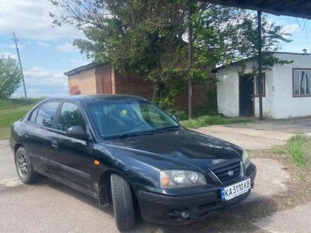 Черный Хендай Элантра, объемом двигателя 1.6 л и пробегом 295 тыс. км за 2750 $, фото 1 на Automoto.ua