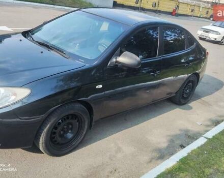 Черный Хендай Элантра, объемом двигателя 1.59 л и пробегом 280 тыс. км за 4500 $, фото 1 на Automoto.ua