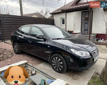 Черный Хендай Элантра, объемом двигателя 1.6 л и пробегом 165 тыс. км за 5800 $, фото 1 на Automoto.ua