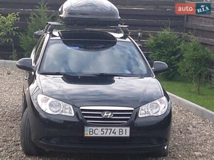 Черный Хендай Элантра, объемом двигателя 1.59 л и пробегом 210 тыс. км за 5900 $, фото 1 на Automoto.ua
