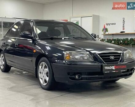 Черный Хендай Элантра, объемом двигателя 1.6 л и пробегом 146 тыс. км за 5890 $, фото 1 на Automoto.ua