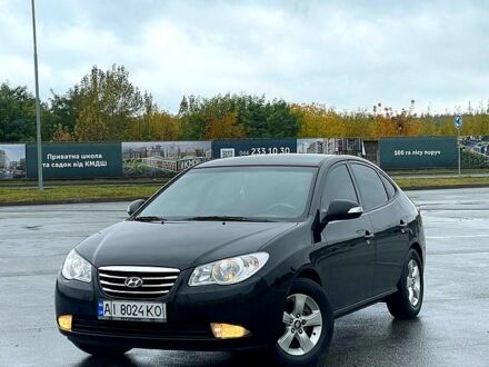 Черный Хендай Элантра, объемом двигателя 1.6 л и пробегом 126 тыс. км за 7100 $, фото 1 на Automoto.ua