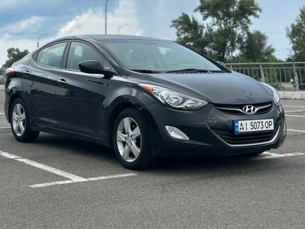 Черный Хендай Элантра, объемом двигателя 1.8 л и пробегом 210 тыс. км за 7599 $, фото 1 на Automoto.ua