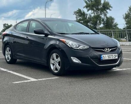 Черный Хендай Элантра, объемом двигателя 1.8 л и пробегом 210 тыс. км за 7599 $, фото 1 на Automoto.ua