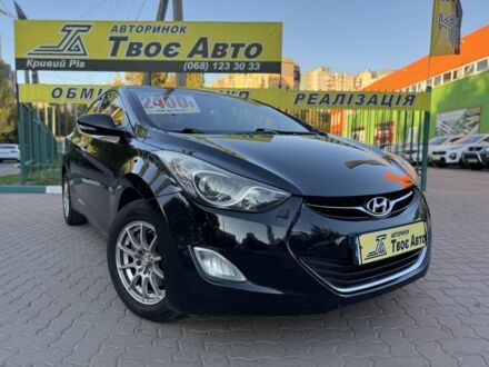 Черный Хендай Элантра, объемом двигателя 1.6 л и пробегом 180 тыс. км за 8350 $, фото 1 на Automoto.ua