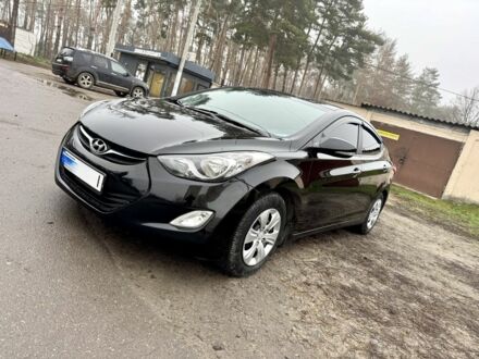 Черный Хендай Элантра, объемом двигателя 1.8 л и пробегом 195 тыс. км за 8990 $, фото 1 на Automoto.ua