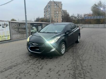 Черный Хендай Элантра, объемом двигателя 1.6 л и пробегом 181 тыс. км за 8800 $, фото 1 на Automoto.ua