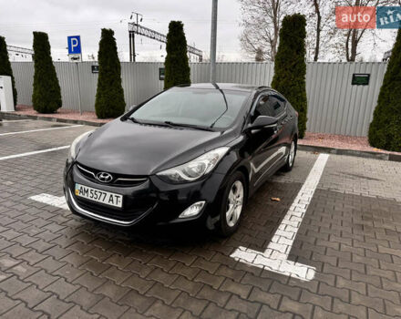 Черный Хендай Элантра, объемом двигателя 1.8 л и пробегом 130 тыс. км за 7300 $, фото 1 на Automoto.ua