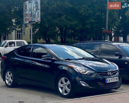 Черный Хендай Элантра, объемом двигателя 1.8 л и пробегом 160 тыс. км за 9450 $, фото 1 на Automoto.ua