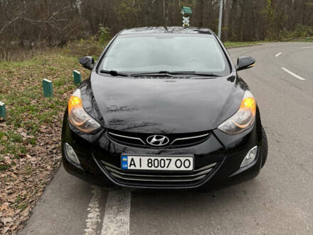 Черный Хендай Элантра, объемом двигателя 1.8 л и пробегом 140 тыс. км за 10900 $, фото 1 на Automoto.ua