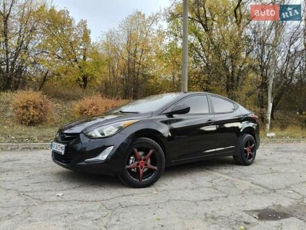 Черный Хендай Элантра, объемом двигателя 1.8 л и пробегом 210 тыс. км за 8800 $, фото 1 на Automoto.ua