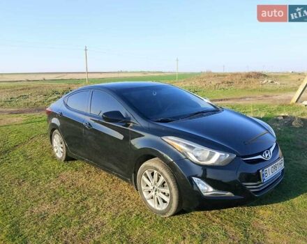 Черный Хендай Элантра, объемом двигателя 1.8 л и пробегом 209 тыс. км за 8300 $, фото 1 на Automoto.ua