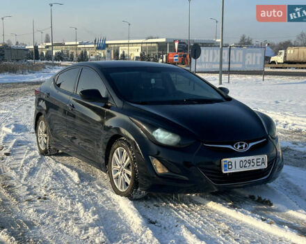 Черный Хендай Элантра, объемом двигателя 1.8 л и пробегом 121 тыс. км за 9500 $, фото 1 на Automoto.ua