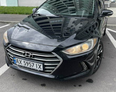 Чорний Хендай Елантра, об'ємом двигуна 2 л та пробігом 144 тис. км за 12700 $, фото 1 на Automoto.ua