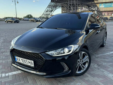 Чорний Хендай Елантра, об'ємом двигуна 2 л та пробігом 182 тис. км за 11300 $, фото 1 на Automoto.ua