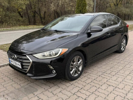 Черный Хендай Элантра, объемом двигателя 1.8 л и пробегом 90 тыс. км за 12000 $, фото 1 на Automoto.ua