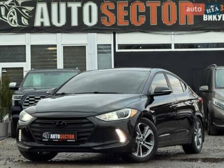 Черный Хендай Элантра, объемом двигателя 2 л и пробегом 151 тыс. км за 12800 $, фото 1 на Automoto.ua