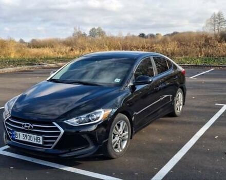 Черный Хендай Элантра, объемом двигателя 2 л и пробегом 75 тыс. км за 12500 $, фото 1 на Automoto.ua