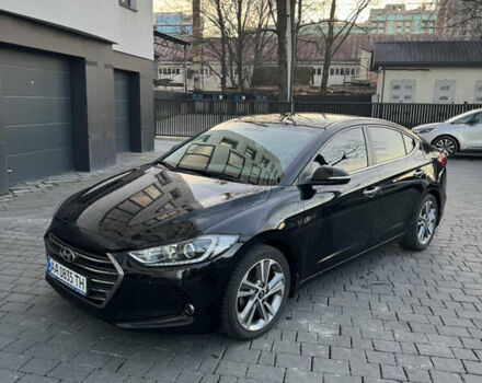 Черный Хендай Элантра, объемом двигателя 2 л и пробегом 108 тыс. км за 14900 $, фото 1 на Automoto.ua