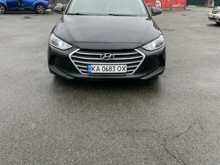 Черный Хендай Элантра, объемом двигателя 2 л и пробегом 159 тыс. км за 9600 $, фото 1 на Automoto.ua