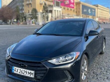 Черный Хендай Элантра, объемом двигателя 2 л и пробегом 85 тыс. км за 13600 $, фото 1 на Automoto.ua