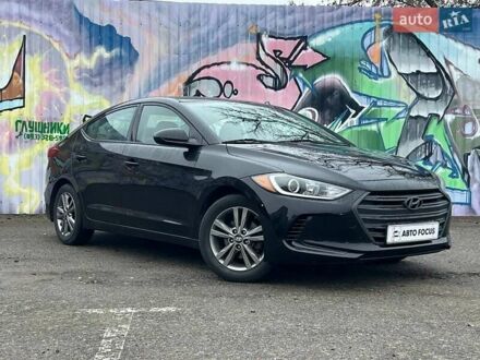 Черный Хендай Элантра, объемом двигателя 2 л и пробегом 138 тыс. км за 11990 $, фото 1 на Automoto.ua