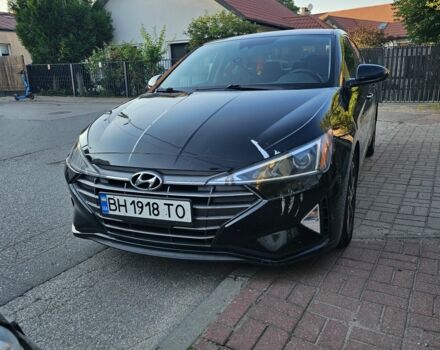 Чорний Хендай Елантра, об'ємом двигуна 2 л та пробігом 210 тис. км за 10500 $, фото 1 на Automoto.ua
