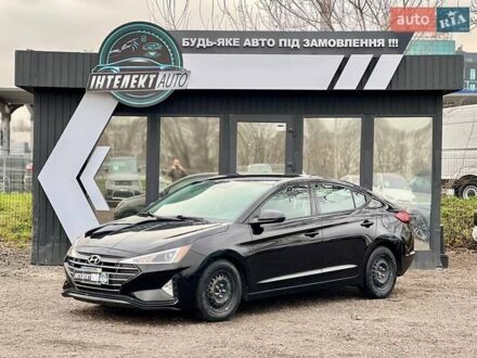 Черный Хендай Элантра, объемом двигателя 2 л и пробегом 166 тыс. км за 14300 $, фото 1 на Automoto.ua