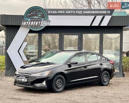 Черный Хендай Элантра, объемом двигателя 2 л и пробегом 166 тыс. км за 14300 $, фото 1 на Automoto.ua