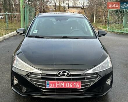 Черный Хендай Элантра, объемом двигателя 2 л и пробегом 75 тыс. км за 14200 $, фото 1 на Automoto.ua