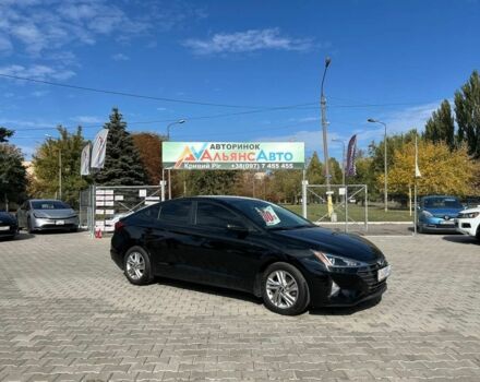 Черный Хендай Элантра, объемом двигателя 2 л и пробегом 90 тыс. км за 14600 $, фото 1 на Automoto.ua