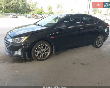 Черный Хендай Элантра, объемом двигателя 2 л и пробегом 85 тыс. км за 2800 $, фото 1 на Automoto.ua