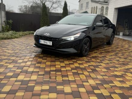 Чорний Хендай Елантра, об'ємом двигуна 2 л та пробігом 130 тис. км за 16500 $, фото 1 на Automoto.ua