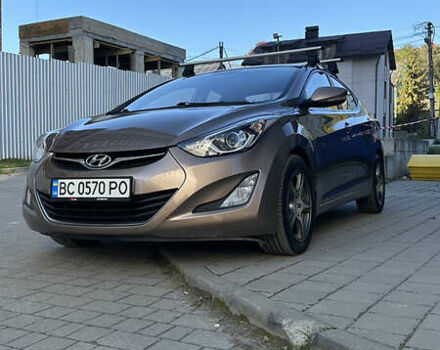 Хендай Элантра 2014 в Львове на Automoto.ua Коричневый Хендай Элантра, объемом двигателя 1.59 л и пробегом 104 тыс. км за 9000 $, фото 2 на Automoto.ua