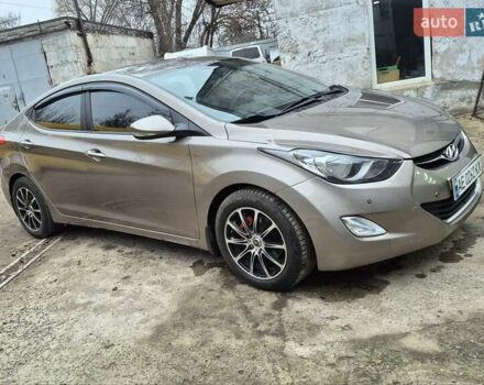 Коричневый Хендай Элантра, объемом двигателя 1.59 л и пробегом 220 тыс. км за 7850 $, фото 1 на Automoto.ua