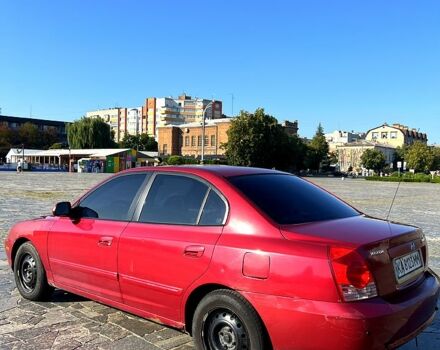 Красный Хендай Элантра, объемом двигателя 2 л и пробегом 380 тыс. км за 2800 $, фото 1 на Automoto.ua