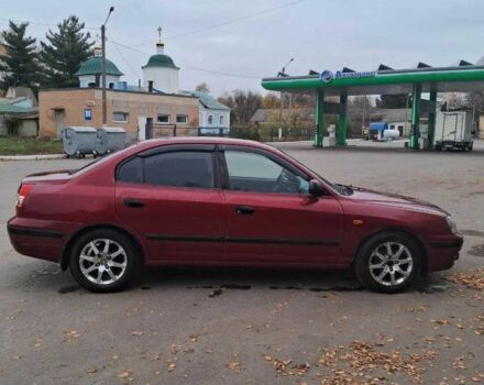 Красный Хендай Элантра, объемом двигателя 1.6 л и пробегом 200 тыс. км за 3200 $, фото 12 на Automoto.ua