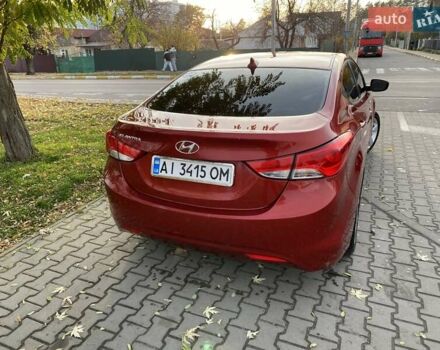 Красный Хендай Элантра, объемом двигателя 1.8 л и пробегом 277 тыс. км за 7500 $, фото 1 на Automoto.ua