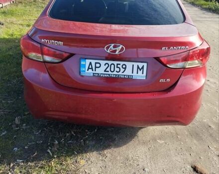 Красный Хендай Элантра, объемом двигателя 1.8 л и пробегом 195 тыс. км за 8500 $, фото 2 на Automoto.ua
