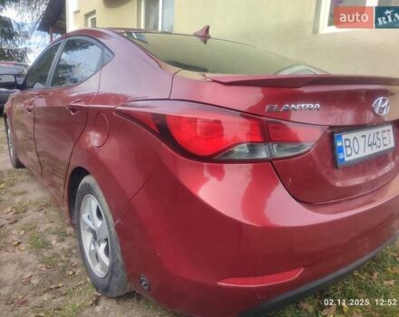 Красный Хендай Элантра, объемом двигателя 1.8 л и пробегом 250 тыс. км за 7399 $, фото 1 на Automoto.ua