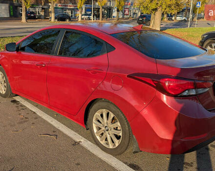 Красный Хендай Элантра, объемом двигателя 1.8 л и пробегом 214 тыс. км за 8400 $, фото 1 на Automoto.ua